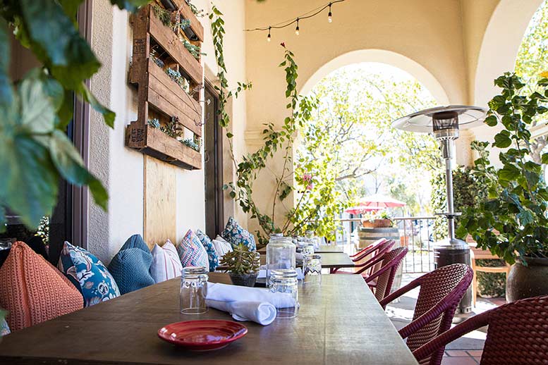 Closed patio